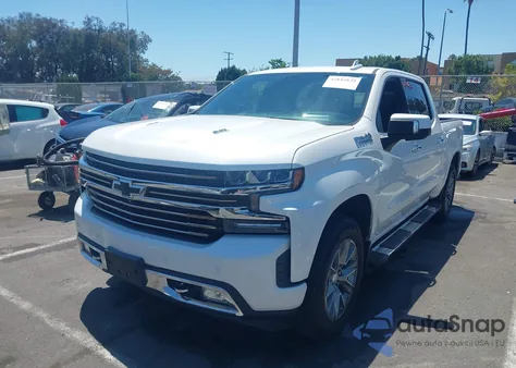 2019 Chevrolet Silverado 1500 High Country из США, поврежденный, VIN 1GCUYHEL2KZ105147